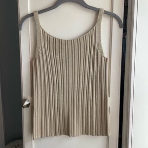 Ann Taylor Knitted tank. Size small. 100% silk.